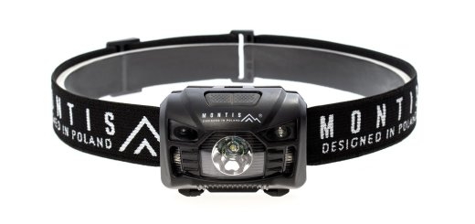 Montis Akumulatorowa latarka nagłowna z sensorem MT001 Black Headband flashlight LED
