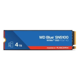 WD Hard Drive BLUE SN5100 - 4TB - PCIe GEN4x4 NVMe - Blue