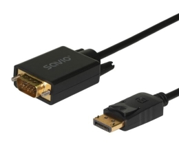 Cable Display Port-VGA CL-203 1.8 m SAVIO