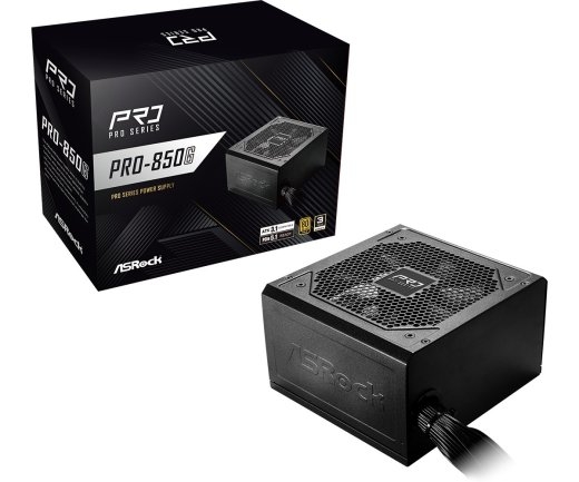 Asrock PRO-850G power supply unit 850 W 24-pin ATX ATX Black