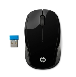 HP Inc. Mouse Classic 200 Black wireless - X6W31AA#ABB