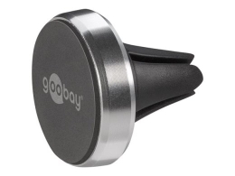 Goobay Magnetic mount Metal Slim Design for smartphones (35mm) 38685 Black/Silver Magnetic holder is suitable for almost every smartphone; Quick-Sn...