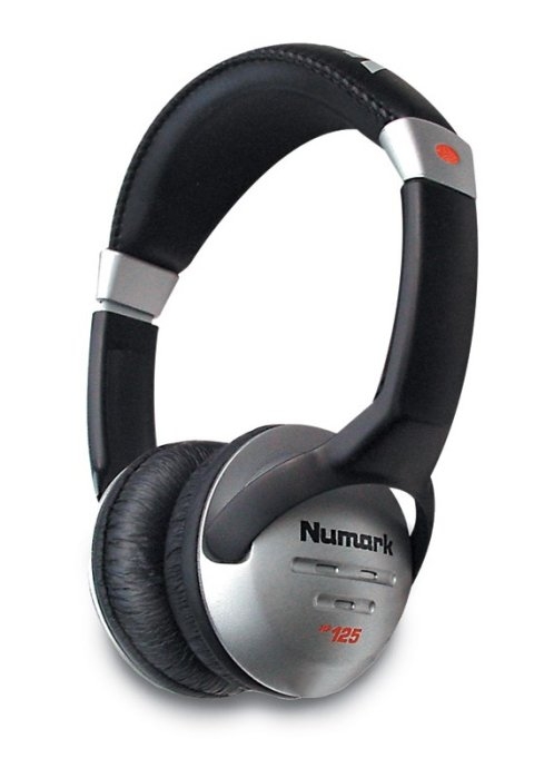 Numark HF125 headphones/headset Wired Head-band Black, Silver