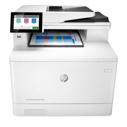 HP Color LaserJet Enterprise MFP M480f AIO All-in-One Printer - A4 Color Laser, Print/Copy/Dual-Side Scan/Fax, Automatic Document Feeder, Auto-Dupl...