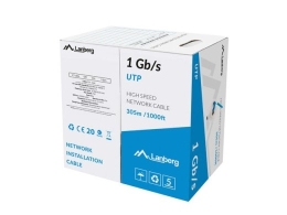 LAN cable UTP 1GB/S 305M CCA wire blue