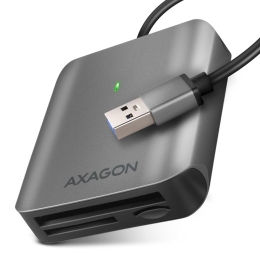 AXAGON Aluminum high-speed USB-A 3.2 Gen 1 memory card reader, 3 slots CRE-S3
