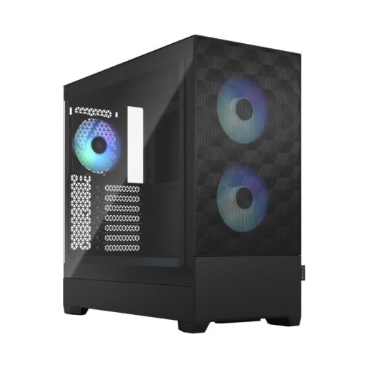 Fractal Design op Air RGB Side window Black TG Clear Tint ATX, mATX, Mini ITX ATX
