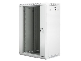 Wall-Mounted Rack 19 inches 18U 600X450mm grey
