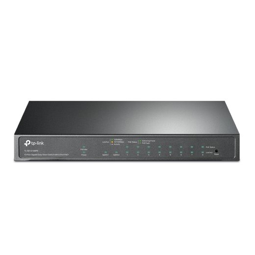 TP-LINK 10-Port Gigabit Easy Smart Switch with 8-Port PoE+ TL-SG1210MPE Web managed Desktop Power supply type External 60 month(s)