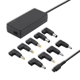 Qoltec 50012 Automatic universal power adapter 90W 9 plugins +power cable