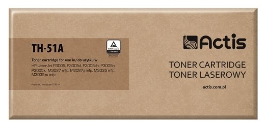 Actis TH-51A Toner (replacement for HP 51A Q7551A; Standard; 6500 pages; black)