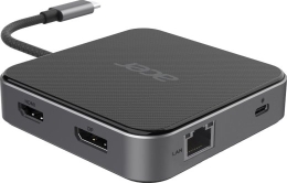 Acer 7-in-1 USB Type-C Dock Ethernet LAN (RJ-45) ports 1 DisplayPorts quantity 1 HDMI ports quantity 1