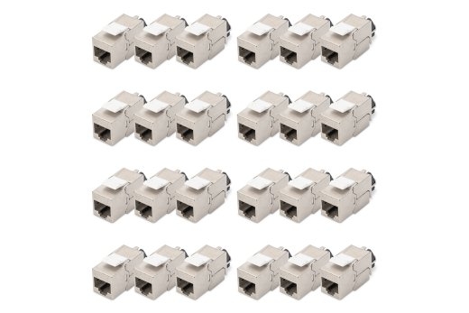 DN-93617-24 Digitus CAT 6A Keystone module, set, 24 pcs