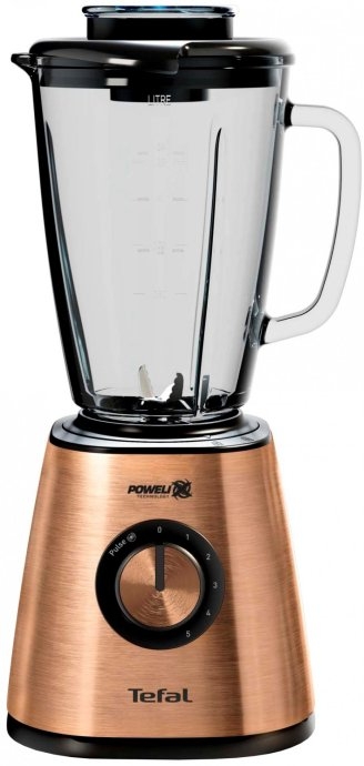 TEFAL Blender BlendForce BL439G10 Tabletop 800 W Jar material Glass Jar capacity 1.75 L Ice crushing Copper