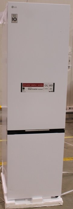 SALE OUT. LG GBBS322CSW Refrigerator, C, Free-standing, Combi, Height 2.03 m, Net fridge 262 L, Net freezer 113 L, White LG Refrigerator GBBS322CSW...