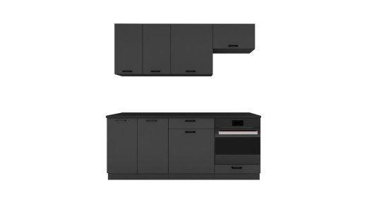 Cosmo Design ANIKA graphite/graphite 2.0 kitchen furniture set