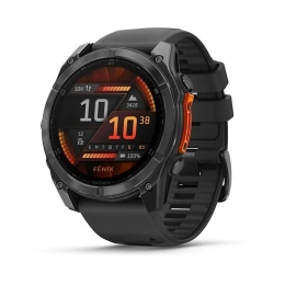 Garmin Fenix 8 3.56 cm (1.4") AMOLED 51 mm Digital 454 x 454 pixels Touchscreen Titanium Wi-Fi GPS (satellite)