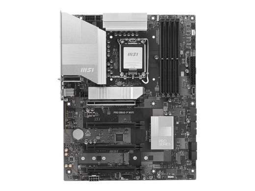 MSI PRO B860-P WIFI Processor family Intel Processor socket LGA1851 DDR5 Supported hard disk drive interfaces SATA, M.2 Number of SATA connectors 4