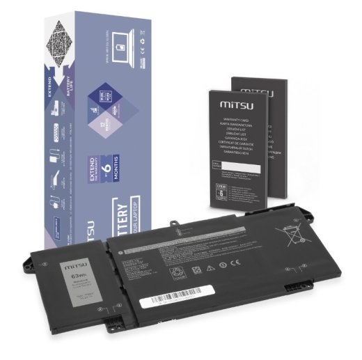 Mitsu Battery 7FMXV for Dell Latitude 5320 7320 7420 7520 - 15.2V 3600 mAh (55 Wh) 15.2V