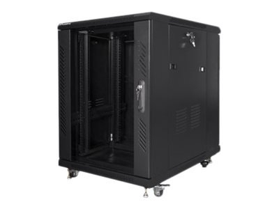 Lanberg Rack cabinet 19" free-standing 15U/600x800 (flat pack) FF01-6815-12B Black