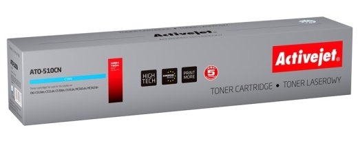 Activejet ATO-510CN Toner (replacement OKI 44469724; Supreme; 5000 pages; cyan)