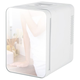 Adler Mini refrigerator with mirror AD 8085 Free standing Larder Height 27 cm Fridge net capacity 4 L White