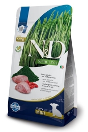 FARMINA N&D Spirulina Lamb Puppy Mini - dry dog food - 2 kg