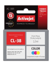 Activejet AC-38R Ink (replacement for Canon CL-38; Premium; 12 ml; color)