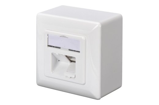 CAT 5e modular wall outlets shielded 2x RJ45 LSA