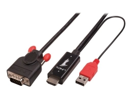 Lindy HDMI to VGA Adapter cable - video converter - black