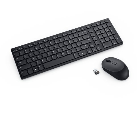 Dell Silent Keyboard and Mouse - KM555 - Lithuanian (QWERTY)