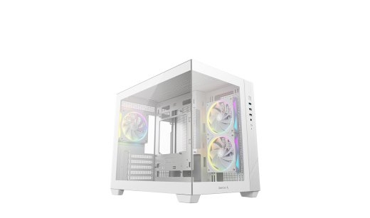 Deepcool Case CG330 3F WH White Micro ATX