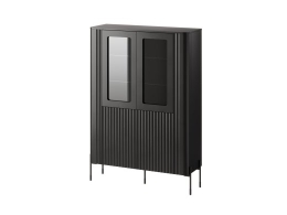 Cama VERA display cabinet 110x40x160 matt black