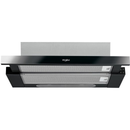 WHIRLPOOL Hood AKR 750 G K, Built under, Telescopic, Black 60cm 304 m3/h
