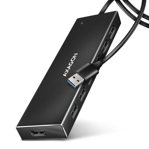 I/O HUB USB3.2 7PORT FLAT/1M HUE-F7A AXAGON