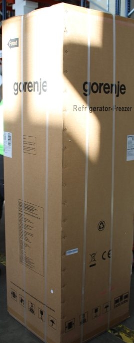 SALE OUT. Gorenje NRK418ECW4 Refrigerator, E, Free standing, Bottom freezer, Height 182 cm, Net Fridge 171 L, Net Freezer 85 L, White Gorenje Refri...
