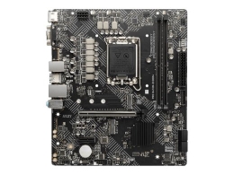 MSI PRO H610M-G Processor family Intel Processor socket LGA1700 DDR5 Supported hard disk drive interfaces SATA, M.2 Number of SATA connectors 4