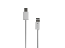 LIGHTNING(M)->USB-C(M) CABLE 2M WHITE MFI PRAT