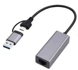 Gembird USB 3.1 Network Adapter USB-A/USB-C 2.5 Gb/s