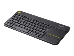 Logitech K400 Plus Keyboard with Trackpad Wireless US Black