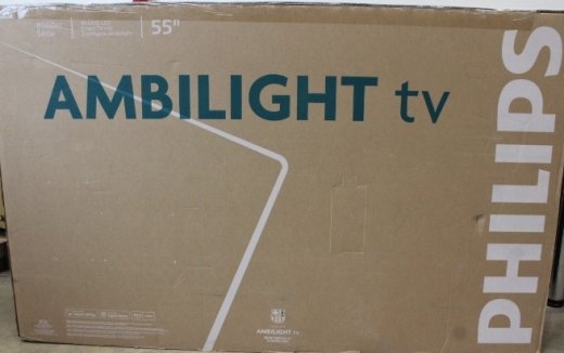 SALE OUT. Philips 55PUS8010/12 55" (139cm) LED 4K Ambilight TV Philips 55PUS8010/12 55 Smart TV TITAN OS UHD Black DAMAGED PACKAGING