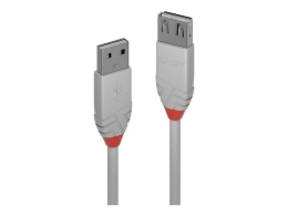Lindy USB-A extension cable Anthra Line - 20 cm