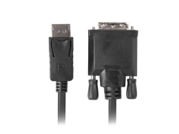 Lanberg CA-DPDV-10CU-0018-BK video cable adapter 1.8 m DisplayPort DVI-D Black