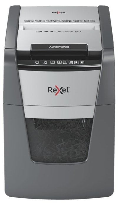 Rexel AutoFeed+ 90X paper shredder Cross shredding 55 dB Black, Grey
