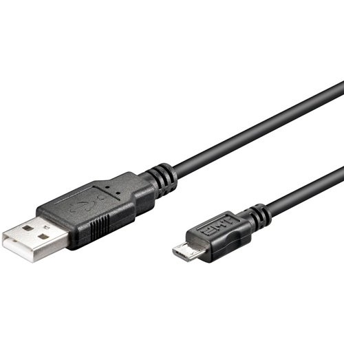 Logilink USB micro-B 180, 1.8m USB-A to micro-USB Micro-USB B USB A