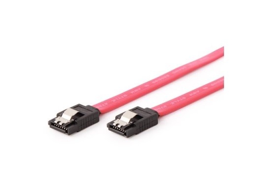 Cable SATA DATA III metal clips 50cm