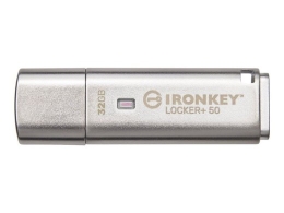 Kingston USB-Stick IronKey Locker+ - USB 3.2 Gen 1 (3.1 Gen 1) - 32 - Silver