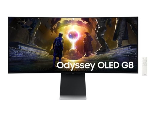 Samsung LS34DG850SUXDU 34 " OLED 21:9 175 Hz 0.03 ms 3440 x 1440 pixels HDMI ports quantity 2 Silver