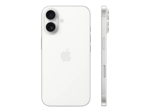 Apple iPhone 16 White 6.1 " 2556 x 1179 pixels OLED A18 Internal RAM 8 128 Nano SIM Main camera resolution 48 MP iOS 18 Secondary camera resolution...