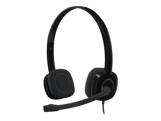 Logitech H151 Stereo headset Black